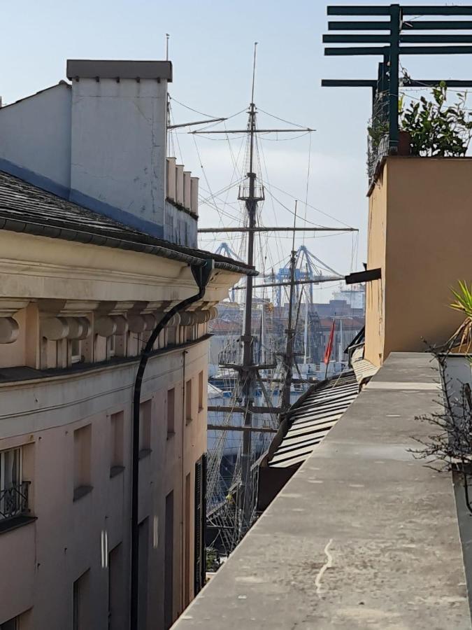 Doge Cambiaso- Davanti All'Acquario - Grande Terrazza Privata - Palazzo Nobiliare Storico Genoa Exterior photo